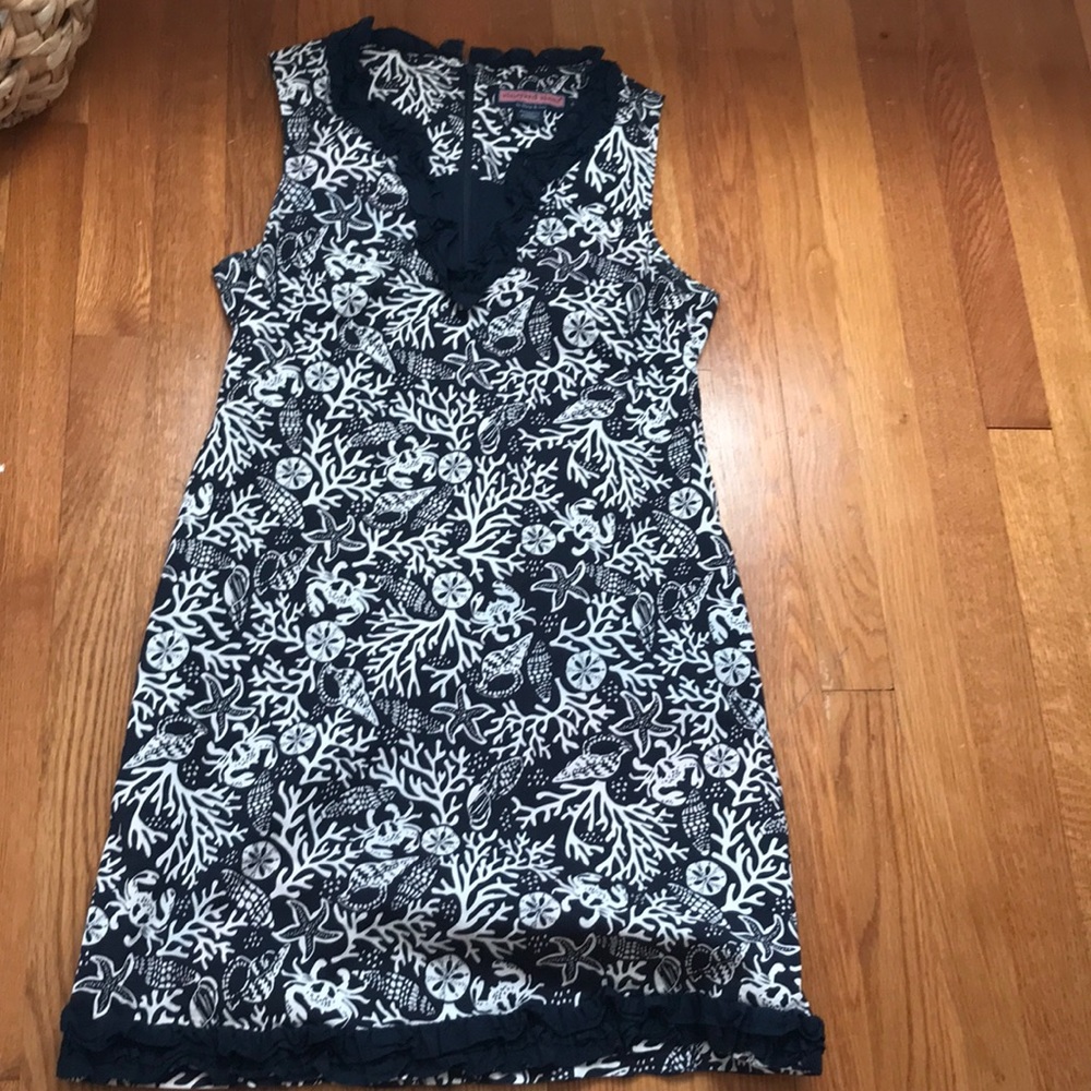 Vineyard vines navy blue dress